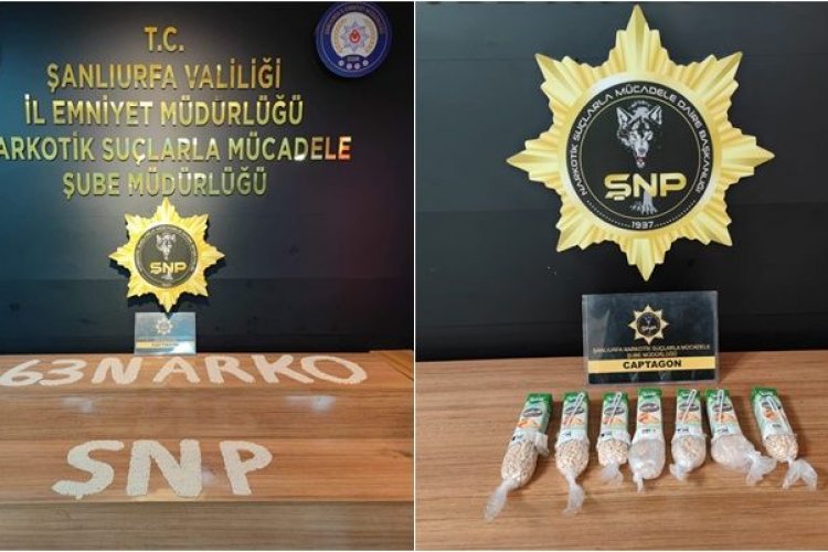 Şanlıurfa’da narkotik operasyonu: 2 tutuklama