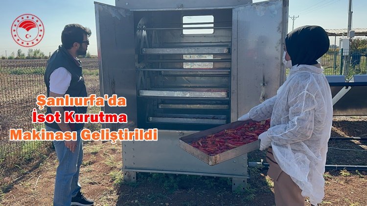 Urfa'da yaşayanlara müjde:  Güneş Enerjili İsot Kurutma Makinasını Geliştirdiler