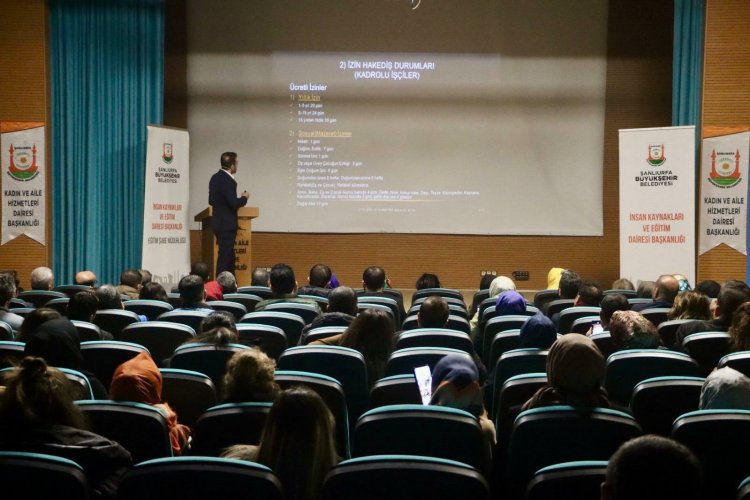 Urfa'da Belediye Personeline Özlük Hakları Eğitimi Verildi