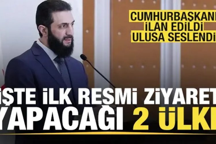 Suriye Geçici Cumhurbaşkanı Ahmed Şara Ulusa Seslendi!