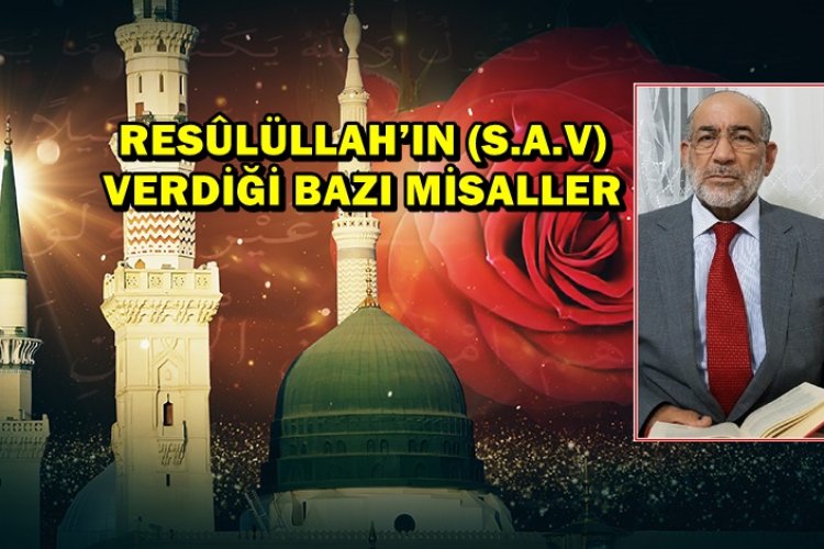 RESÛLÜLLAH’IN (S.A.V) VERDİĞİ BAZI MİSALLER