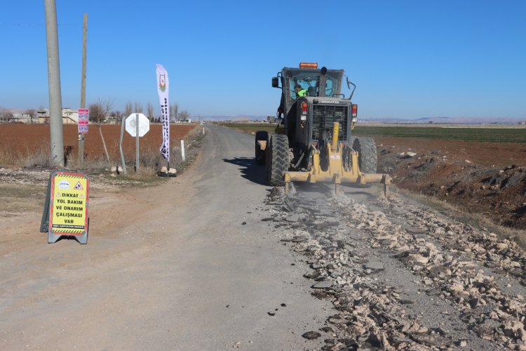 Yardımcı İle Harran Arası Grup Yolu İçı̇n Çalışmalar Hızla Devam Edı̇yor