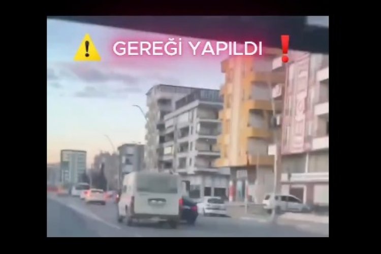 Trafikte makas atan iki araca ceza yağdı